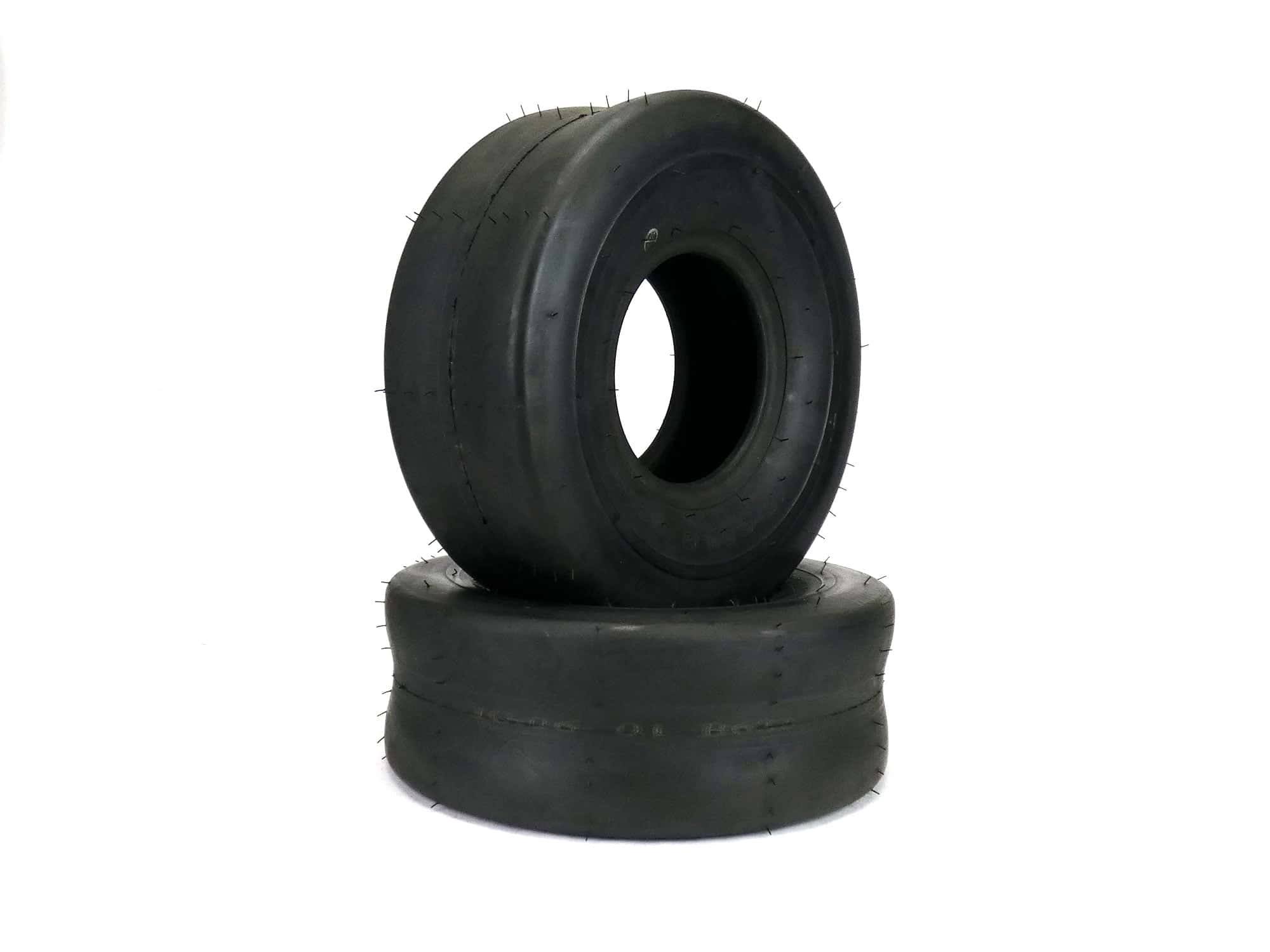 (2) 15 6.00-6 K404 Smooth 4 Ply Tires for Lawn Mower and Garden Tractor
