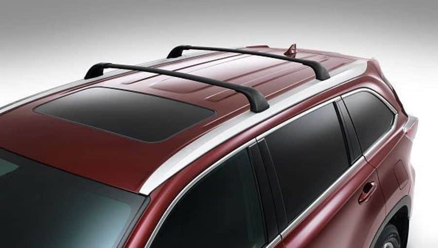 BRIGHTLINES Roof Rack Crossbars Replacement, a Set of 2pcs, Black Aluminum Top Cargo Rack