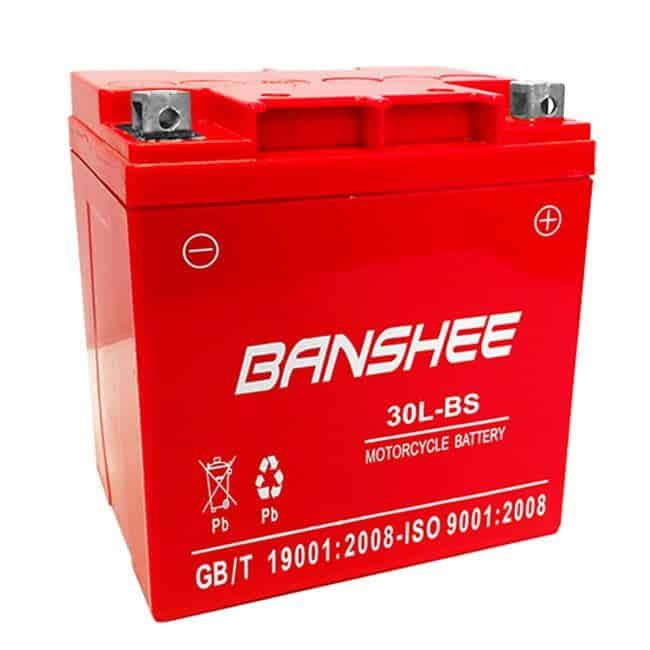 Banshee 30L-BS-Banshee12 12V 30Ah YTX30L-BS Battery for Polaris 800 Ranger 2012   4 Years Warranty