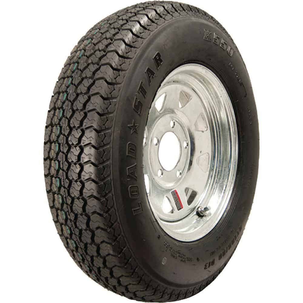 3S160 ST175/80D-13 K550  1360 lb. Load Capacity Galvanized 13 in. Bias Tire and Wheel Assembly