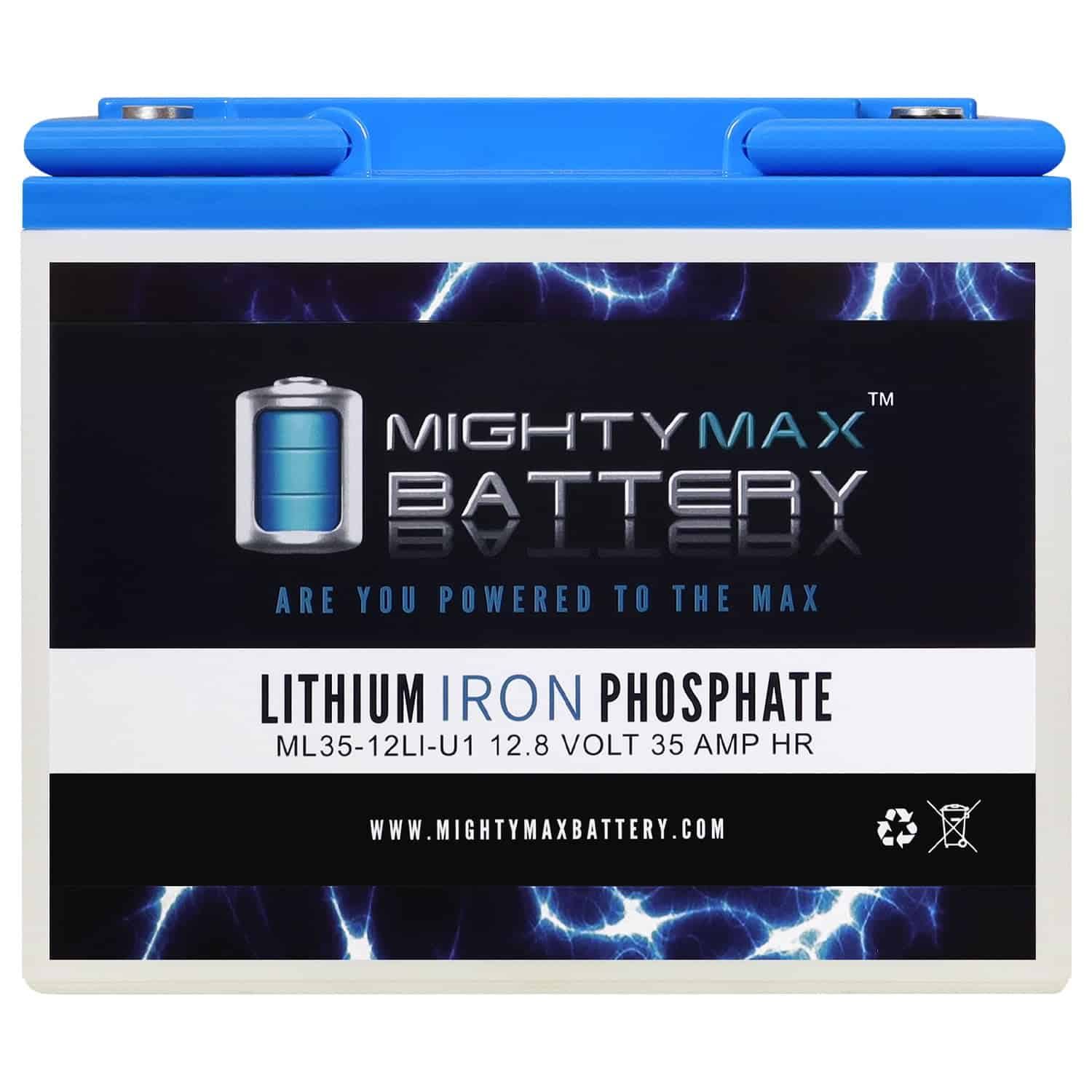 12V 35AH U1 Lithium Replacement Battery for Swisher Zero-Turn 66  Lawn Mower