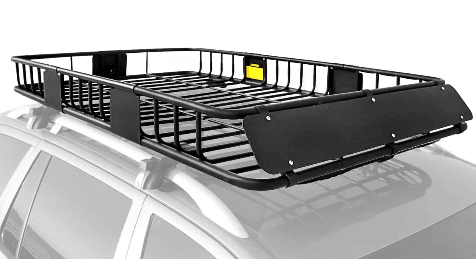 Leader Accessories 64  Universal Roof Rack Cargo Carrier with Expandable Top Luggage Holder Basket