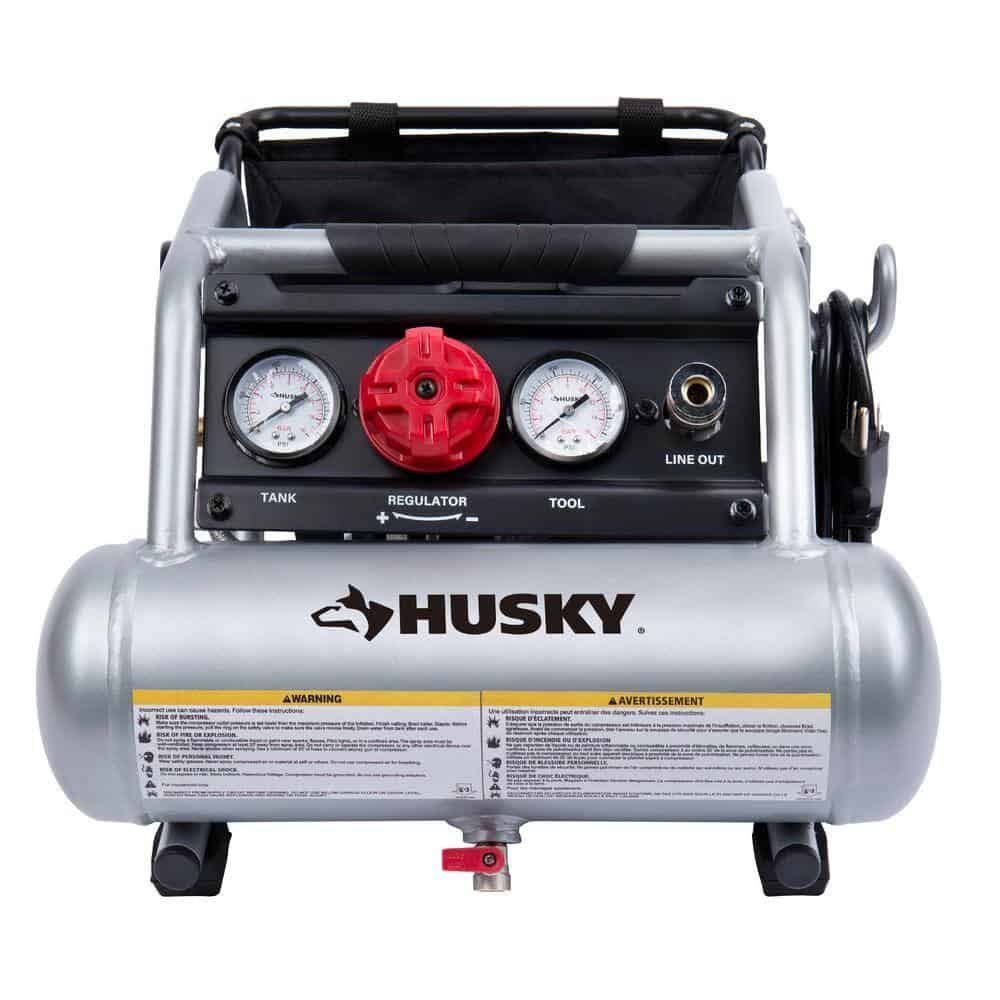 3300113 1 Gal. Portable Electric-Powered Silent Air Compressor
