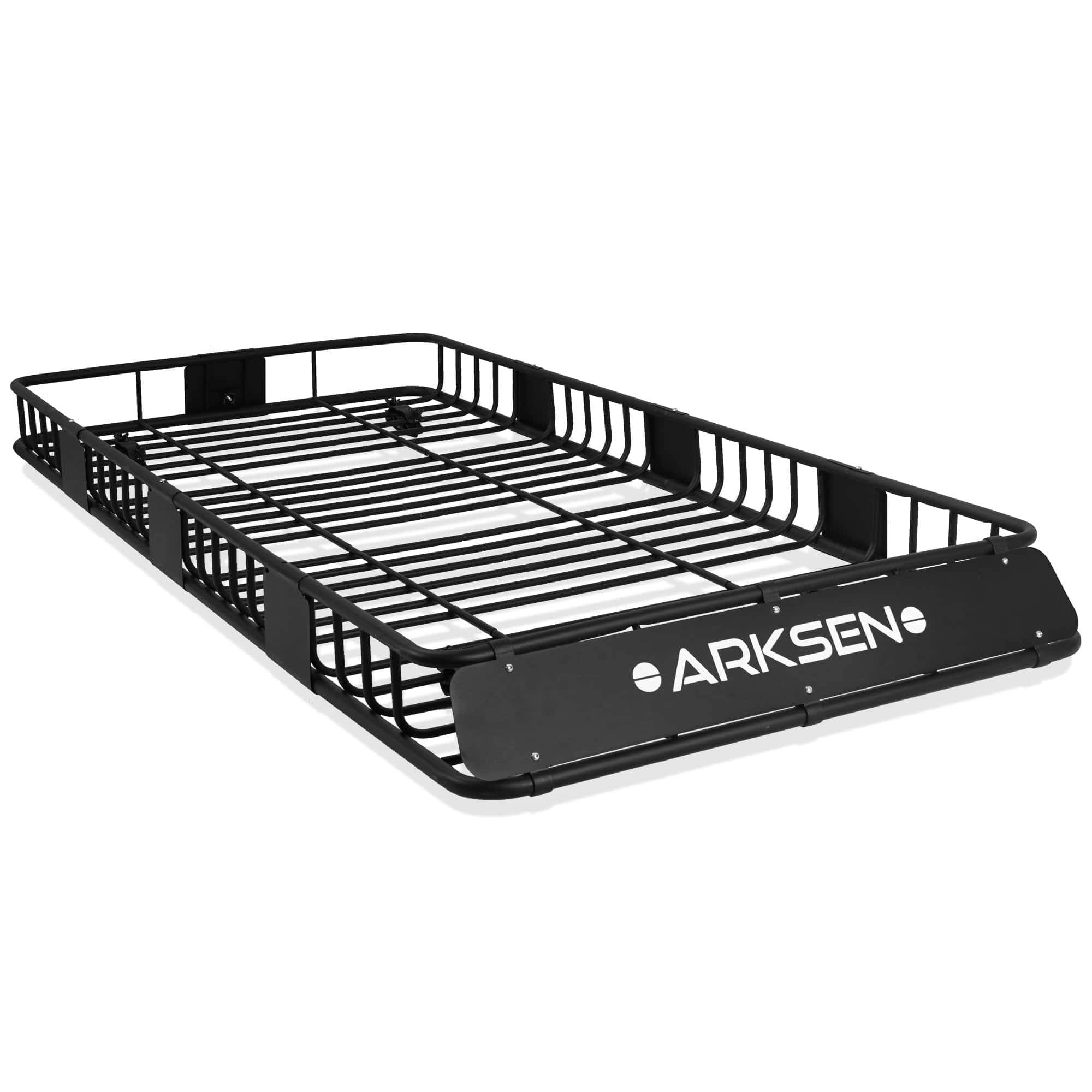 ARKSEN 84 x 39 x 6  Universal Roof Rack Cargo Extension Car Top Luggage Holder Carrier Basket SUV Camping, Black