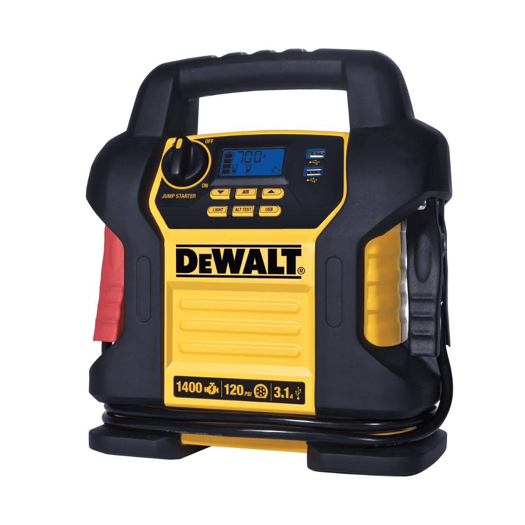 DXAEJ14 Digital Portable Power Station Jump Starter   1400 Peak Amps