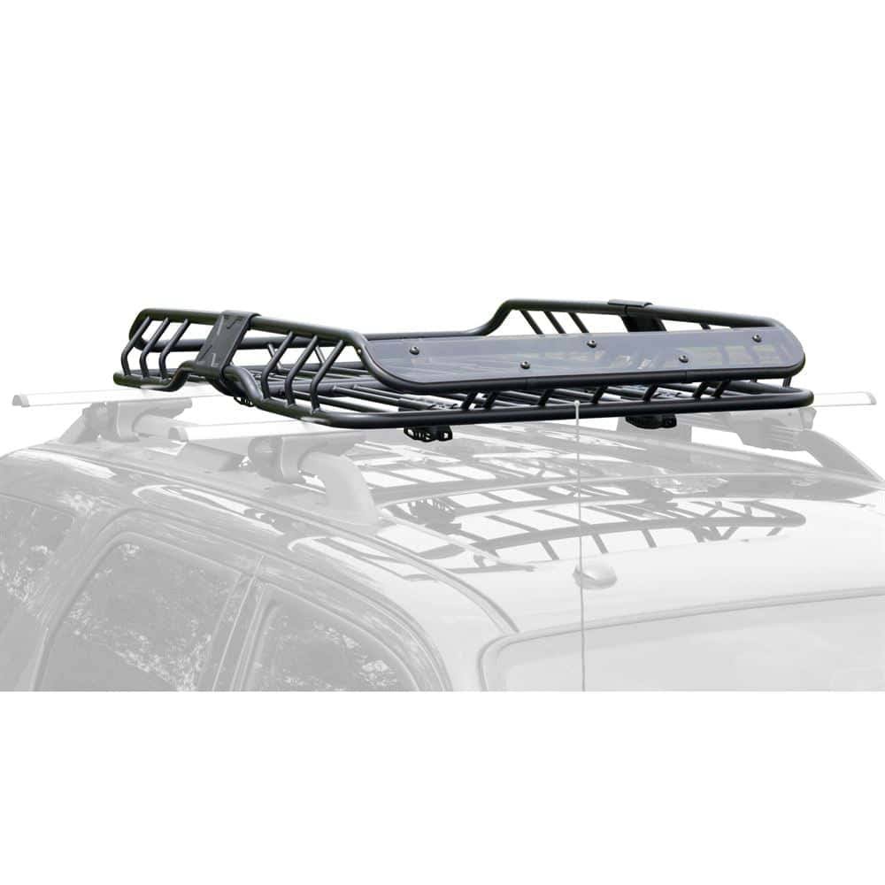 Heavy Duty Vehicle Roof Cargo Basket with Wind Fairing
