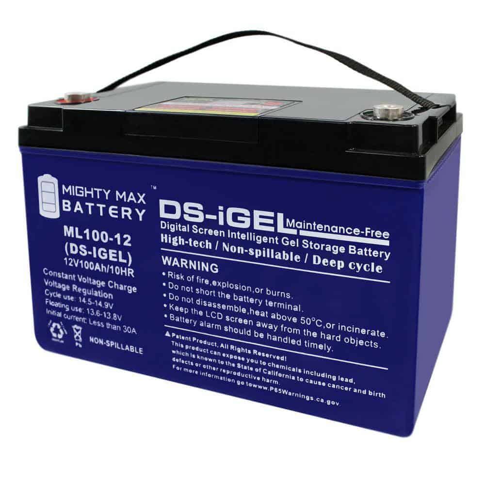 BATTERY 3847878 12V 100AH GEL Battery Replacement for Kaddy E-Caddy Golf Cart