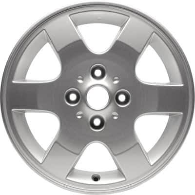 KAI 16 X 6 Reconditioned OEM Aluminum Alloy Wheel, Silver, Fits 2004-2006 Nissan Sentra