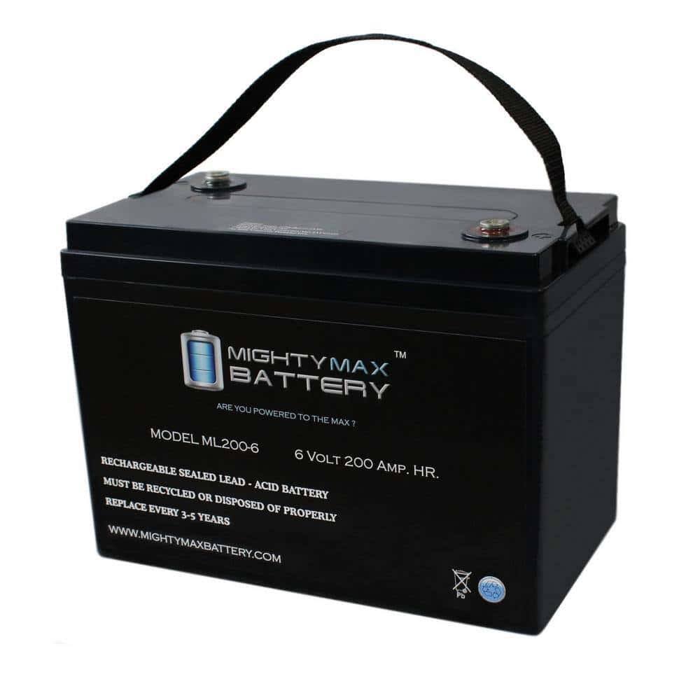 BATTERY 3865879 6V 200AH SLA Battery Replacement for Golf Cart