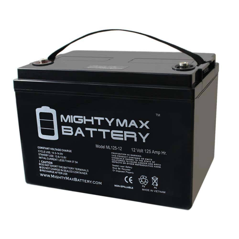 BATTERY ML125-121 12-Volt 125 Ah Rechargeable Sealed Lead Acid (SLA) Battery