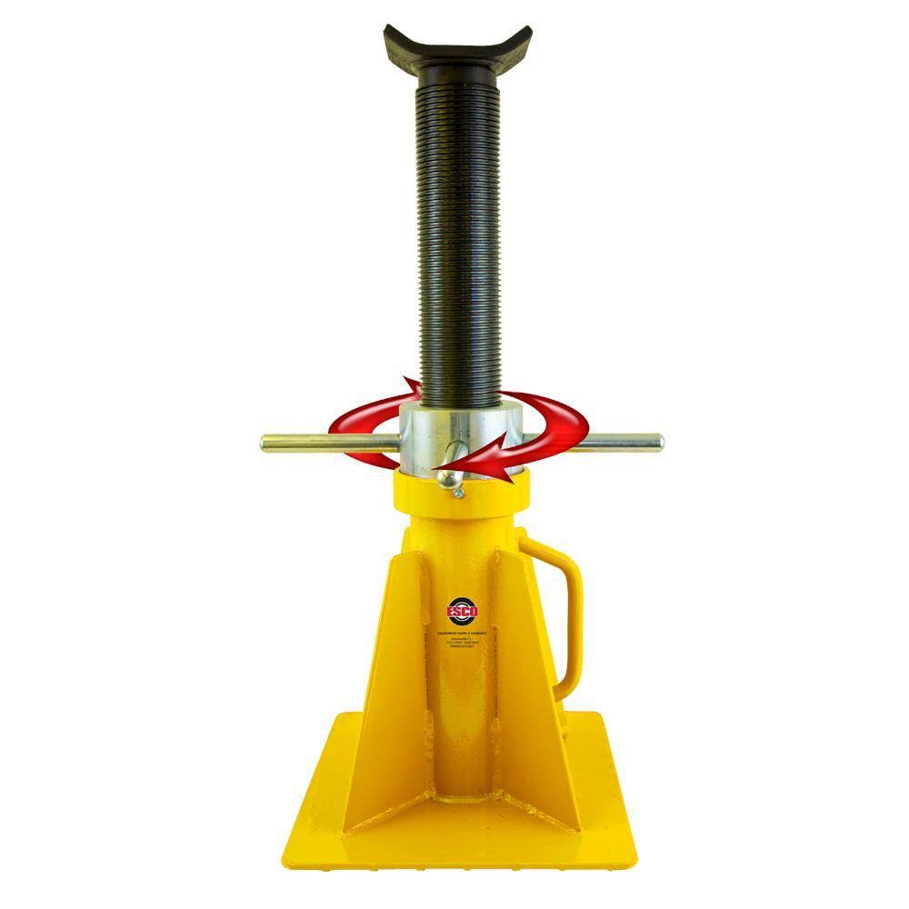 10803 20-Ton Heavy-Duty Screw Style Jack Stand (Tall)