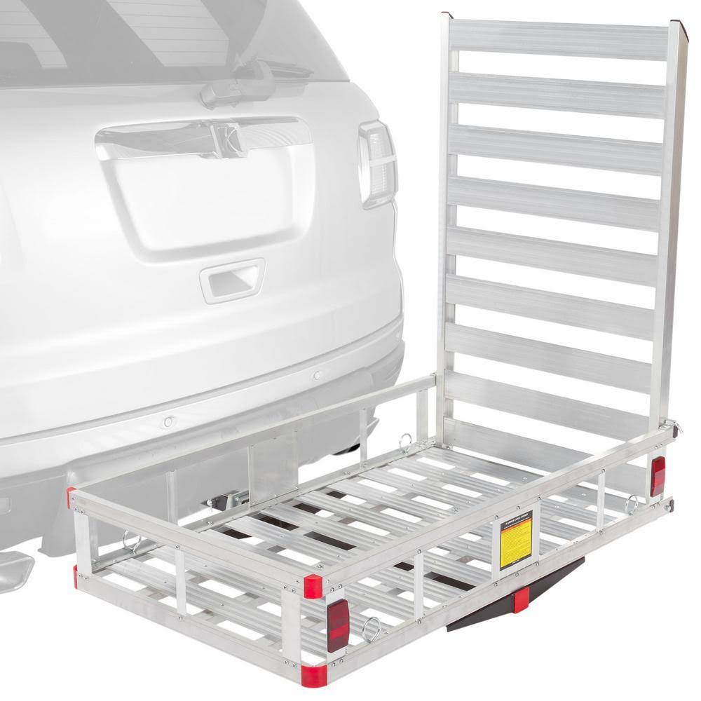 SILVER SPRING WCC-500A 500 lbs. Hitch-Mounted Mobility Scooter Carrier Rack   Ramp