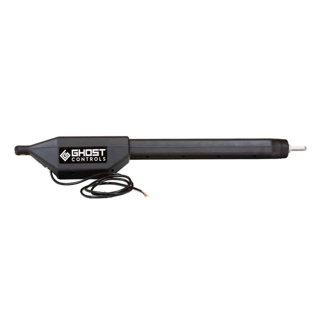 Ghost Controls 20-ft Dual Swing Decorative Steel Battery Driveway Gate Opener Kit (Solar Compatible)