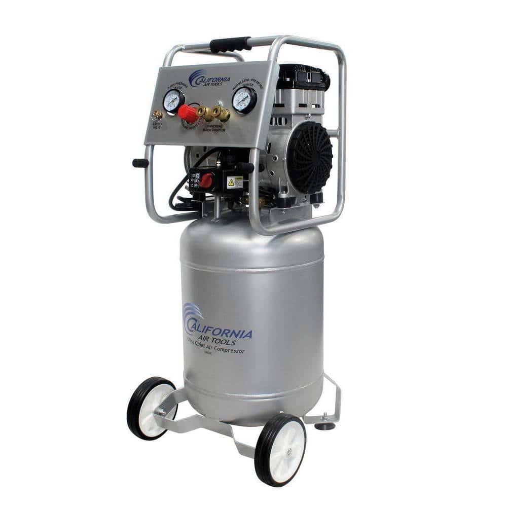 Tools 10020C 10 Gal. 2.0 HP Ultra Quiet and Oil-Free Electric Air Compressor