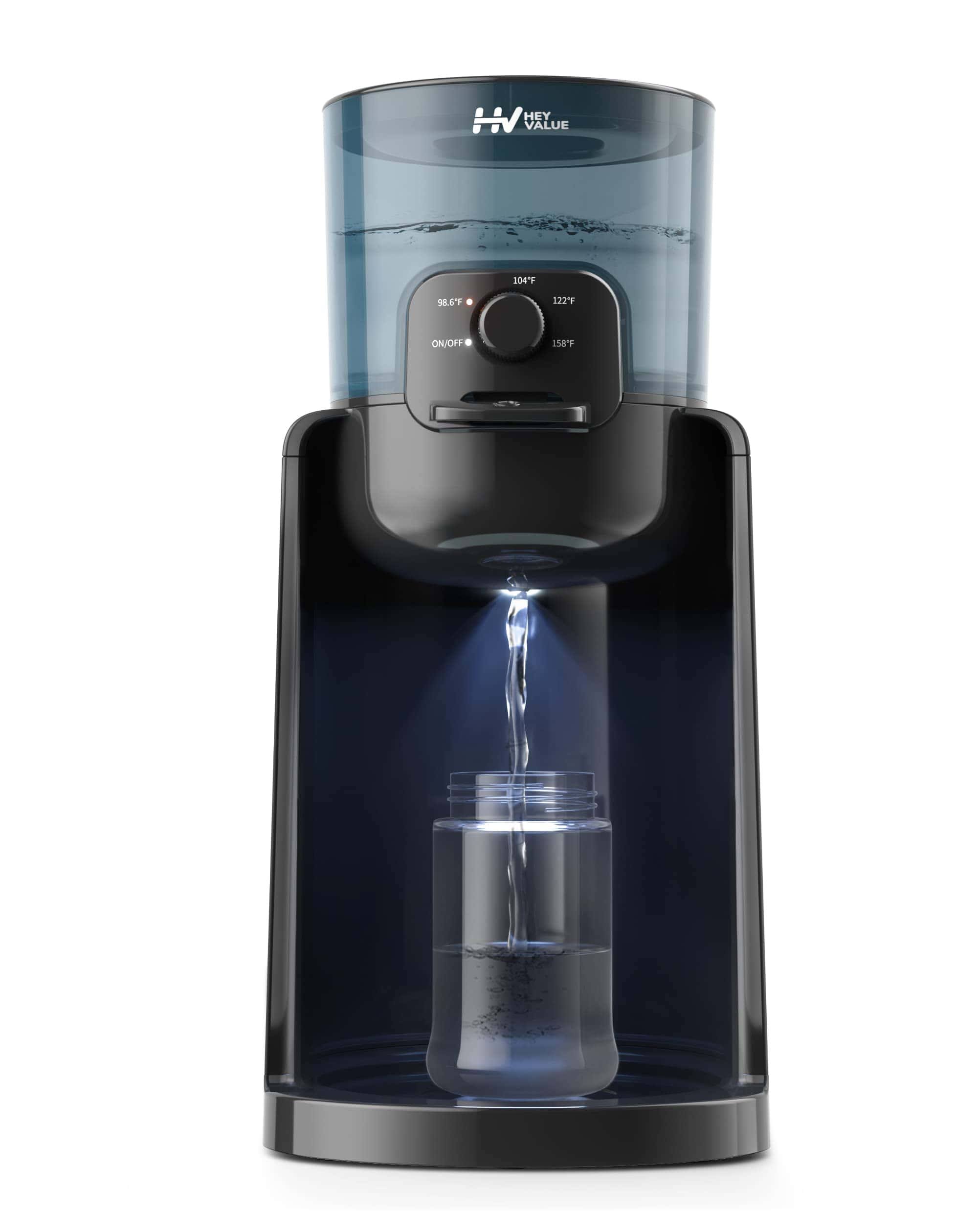 HEYVALUE Baby Bottle Warmer, Formula Maker with Night Light