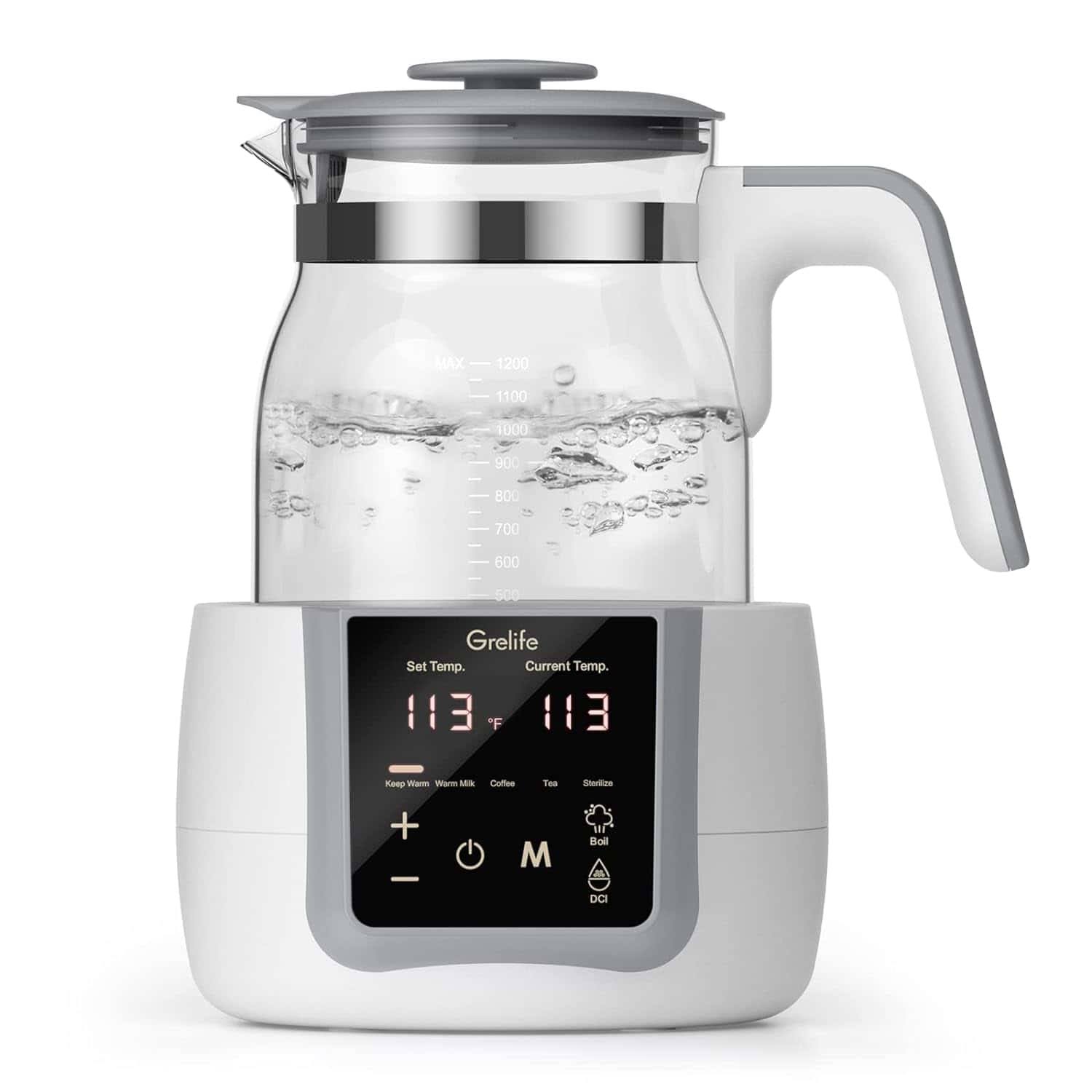 Bottle Warmer,Grelife 9-in-1 Fast Portable Instant Baby Milk Warme