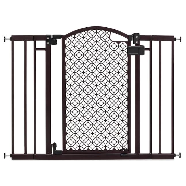 Summer Infant 42-in 30-in Bronze Metal  Gate with Extensions