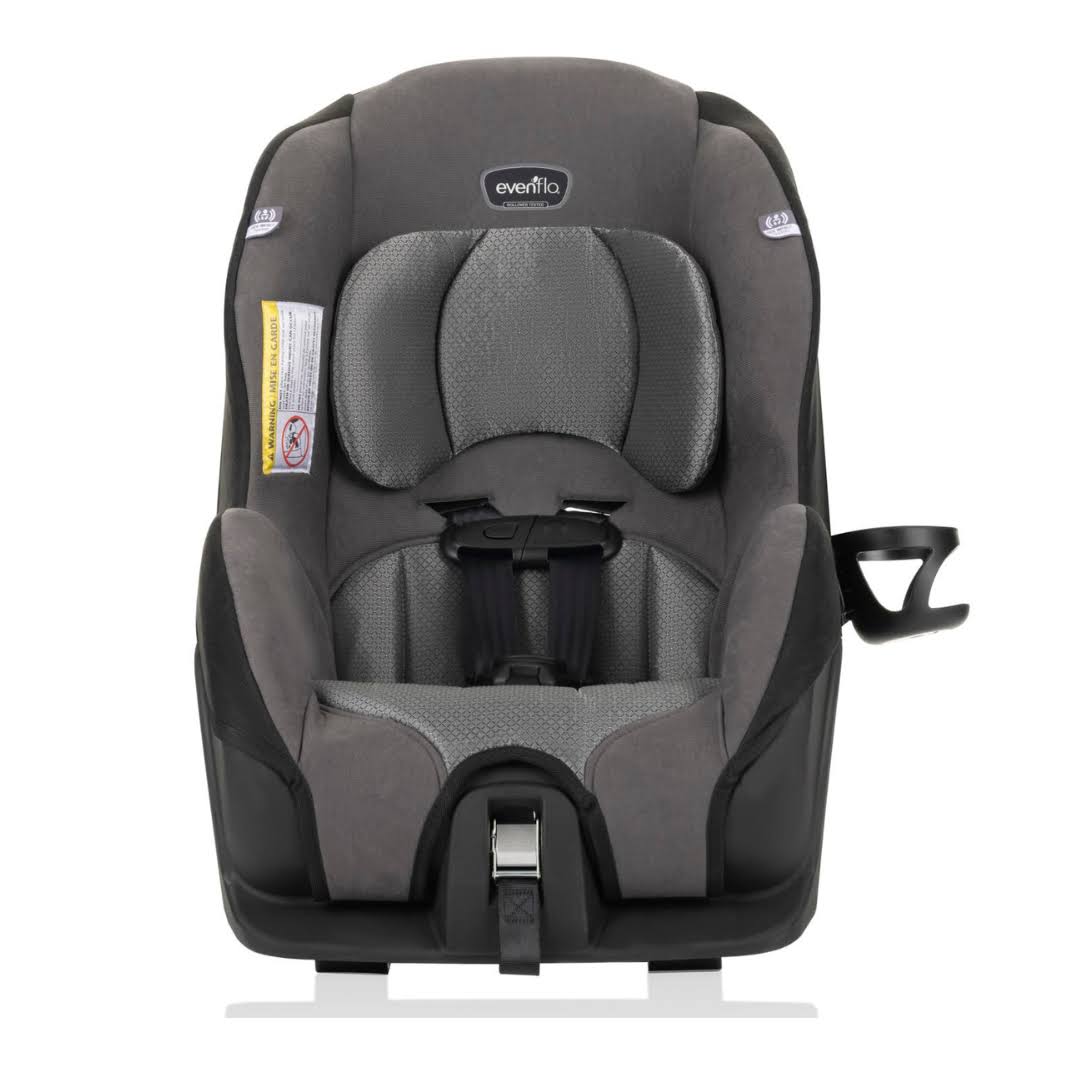 Tribute LX 2-in-1 Lightweight Convertible Car Seat, Travel Friendly (Saturn Gray)