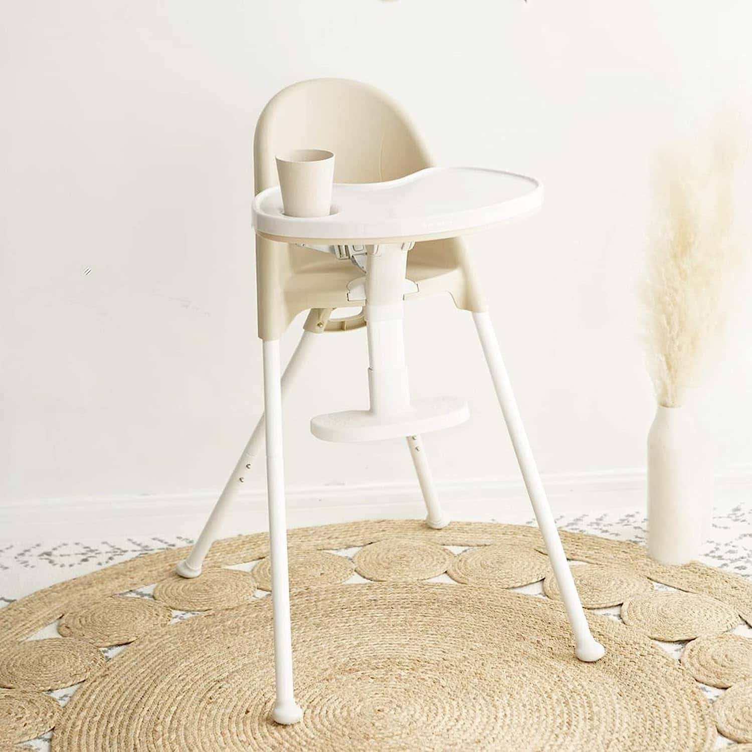 FUNNY 3-in-1 High Chair, Space Saving, Cream
