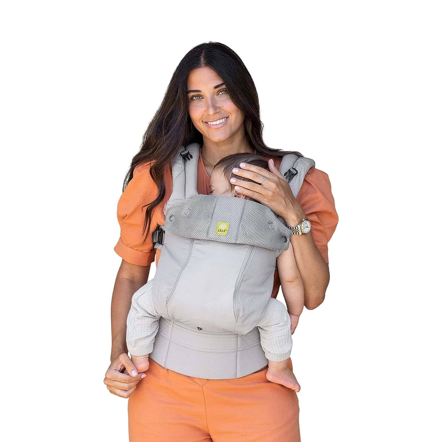 LLLbaby Complete All Seasons Ergonomic 6-in-1 Baby Carrier Newborn to Toddler   Stone