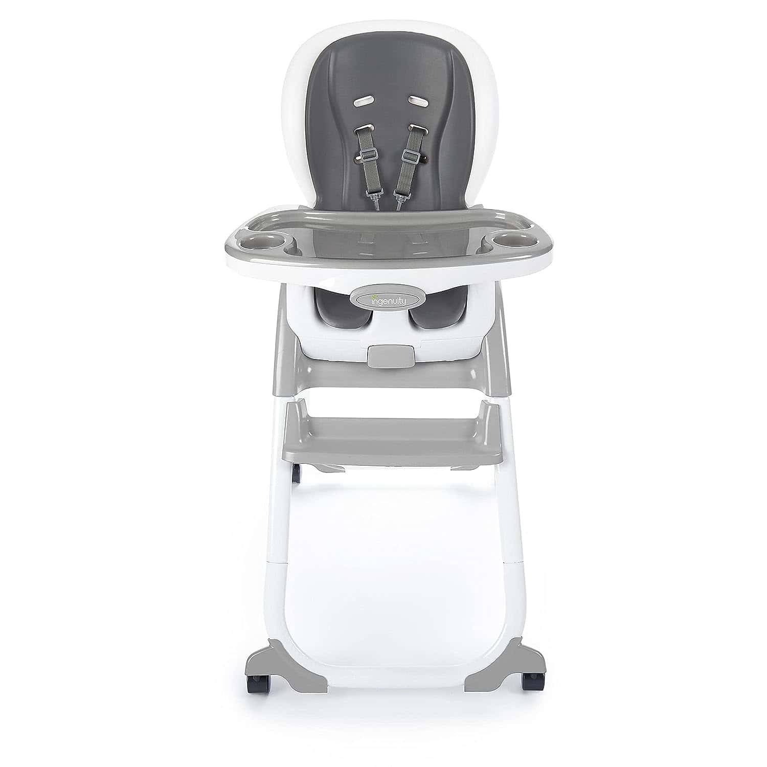 SmartClean Trio Elite 3-in-1 Convertible Baby High Chair, Toddler Chair, and Dining Booster Seat   Slate