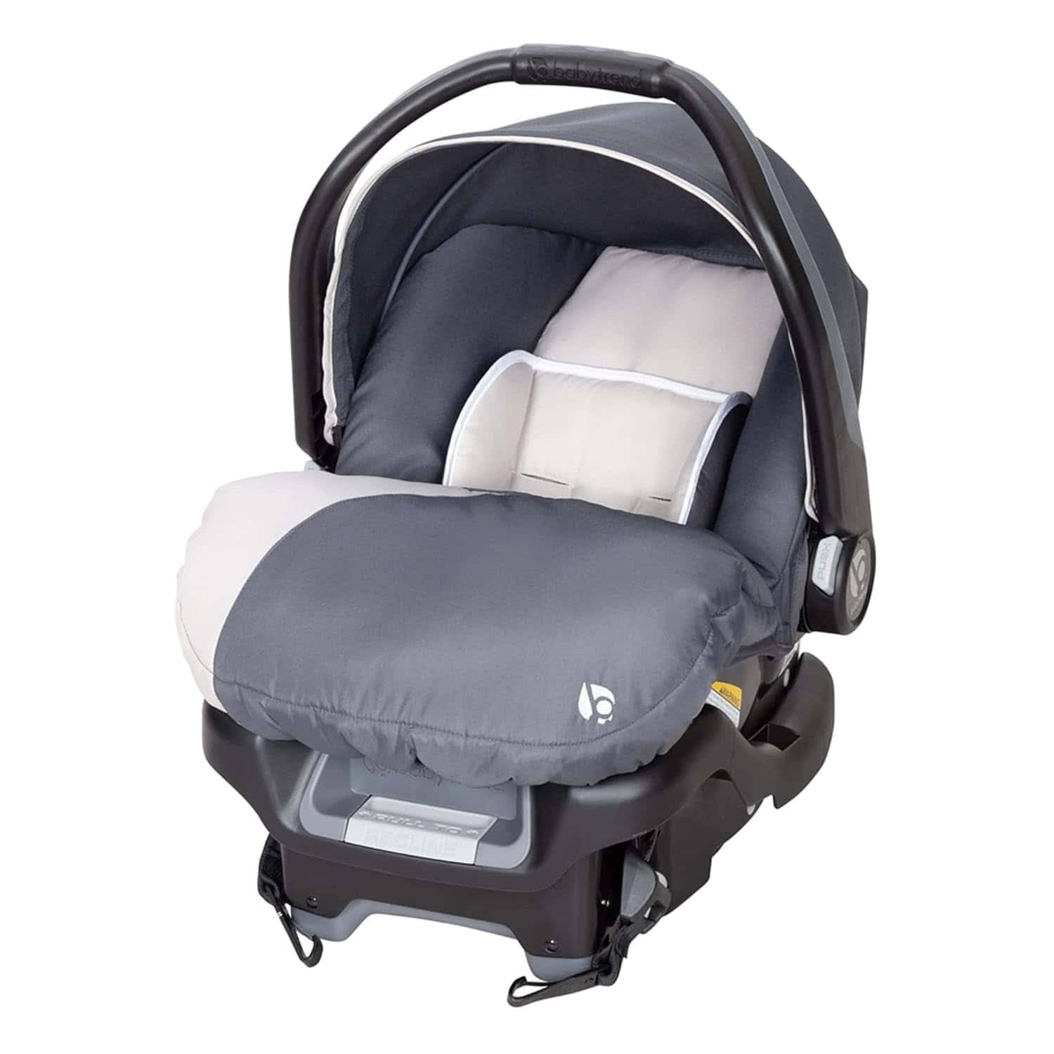 Ally Newborn Baby Infant Car Seat Carrier Travel System with Harness and Extra Cozy Cover, Gray Magnolia
