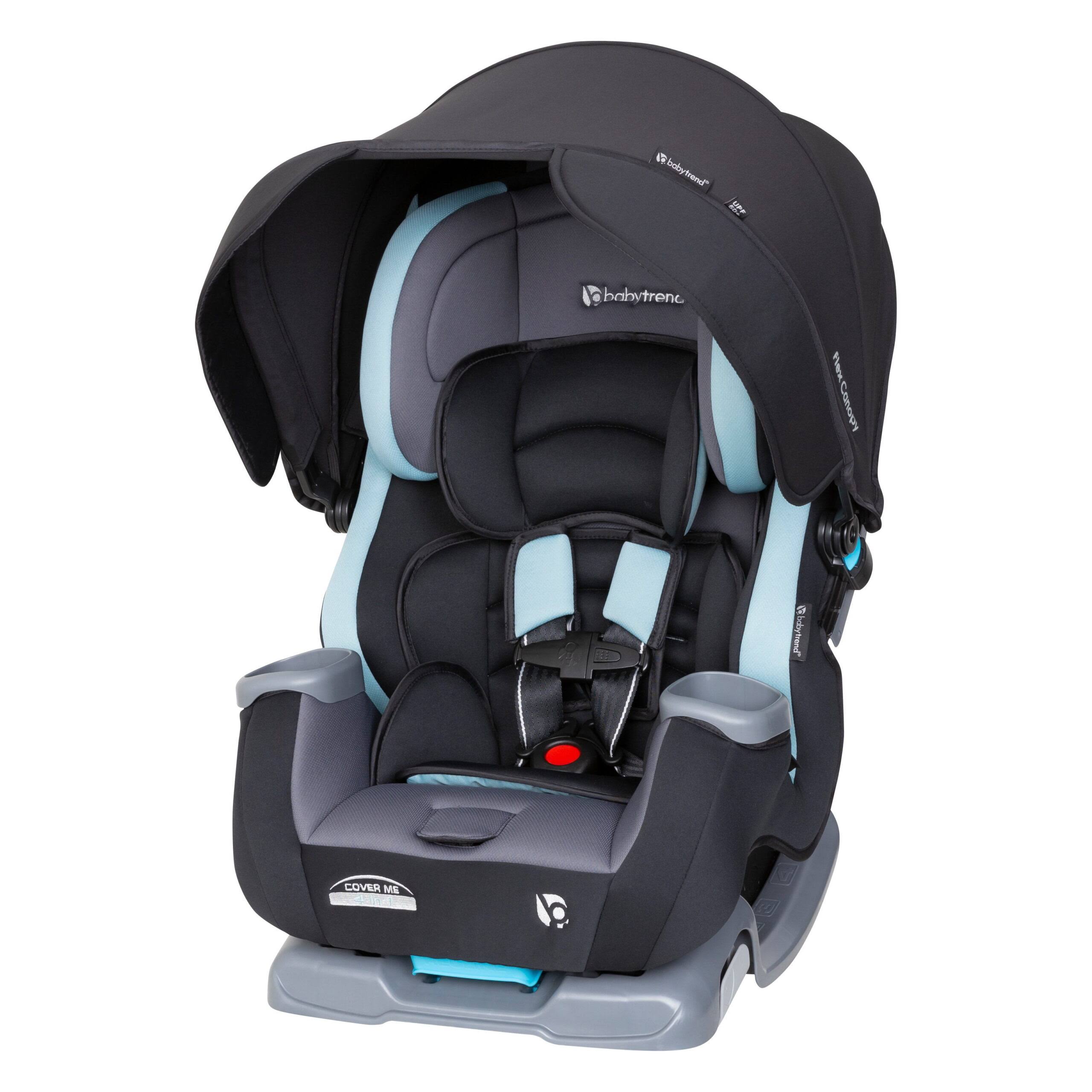 Cover Me 4-in-1 Harness Convertible Car Seat, Solid Print Desert Blue