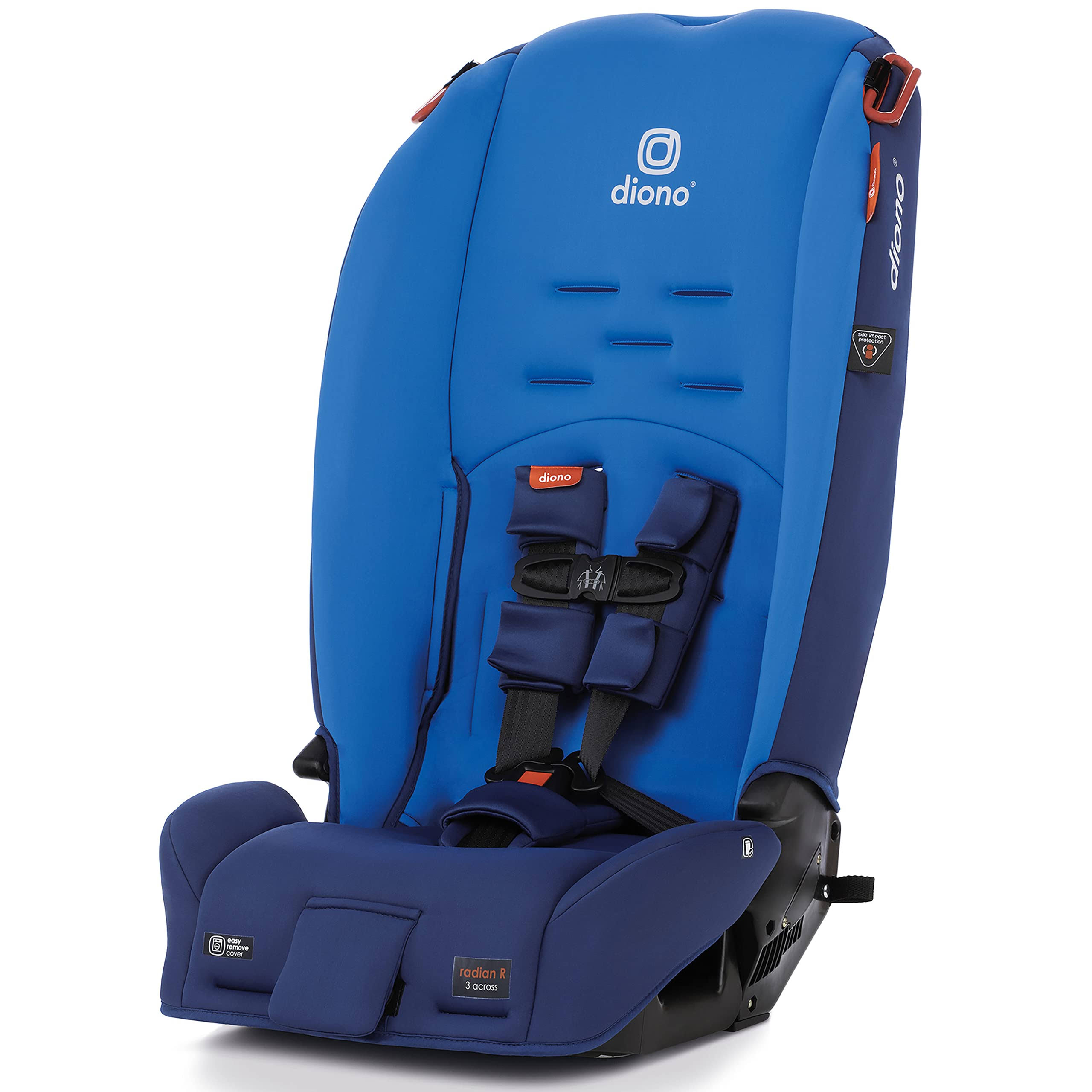 Diono Radian 3R, 3-in-1 Convertible Car Seat, Rear Facing   Forward Facing, Slim Fit 3 Across, Blue Sky