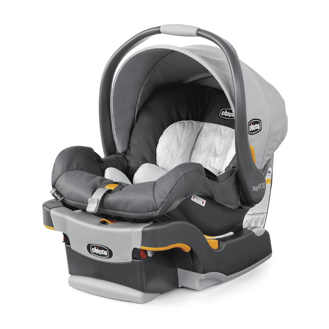 KeyFit 30 ClearTex Infant Car Seat and Base, Rear-Facing Seat for Infants 4-30 lbs, Includes Head and Body Support