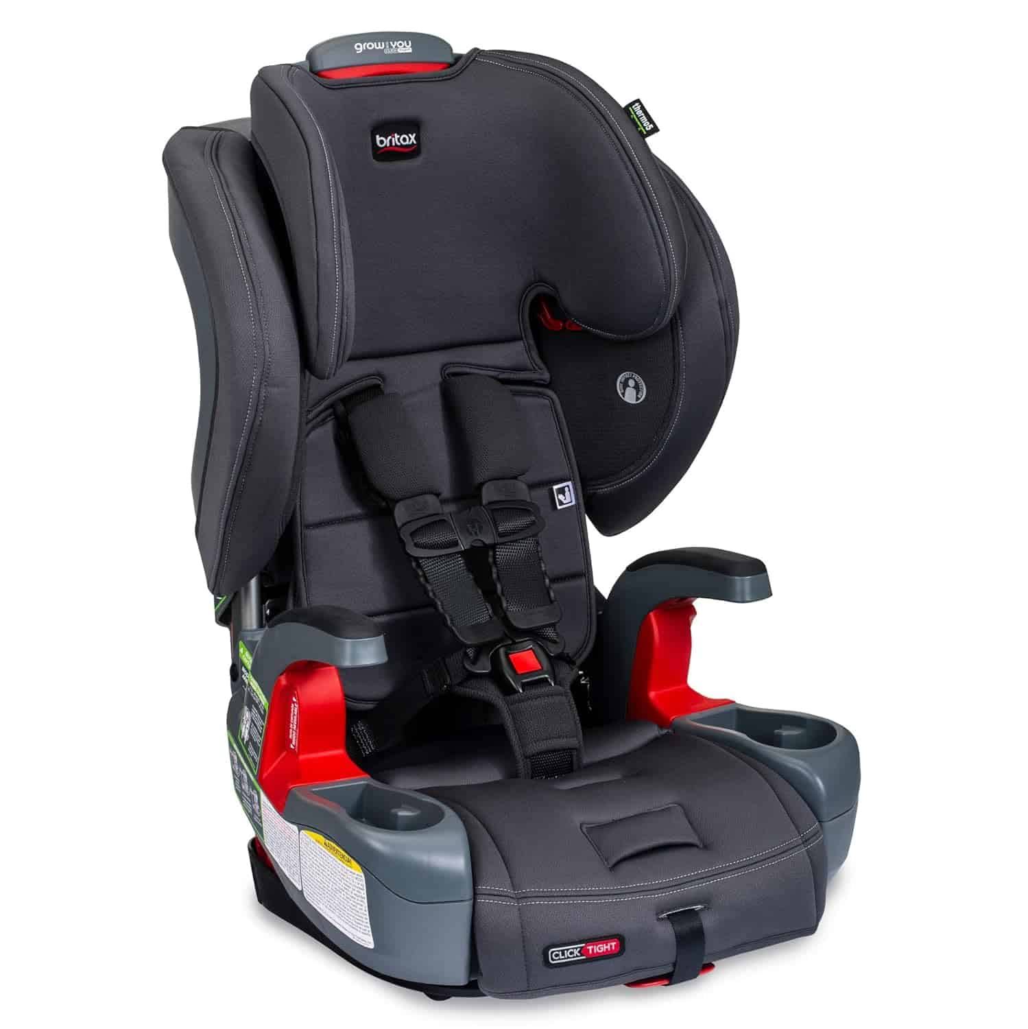 Britax Grow with You ClickTight Harness-2-Booster Car Seat, Cool N Dry   Cool Flow Moisture Wicking Fabric