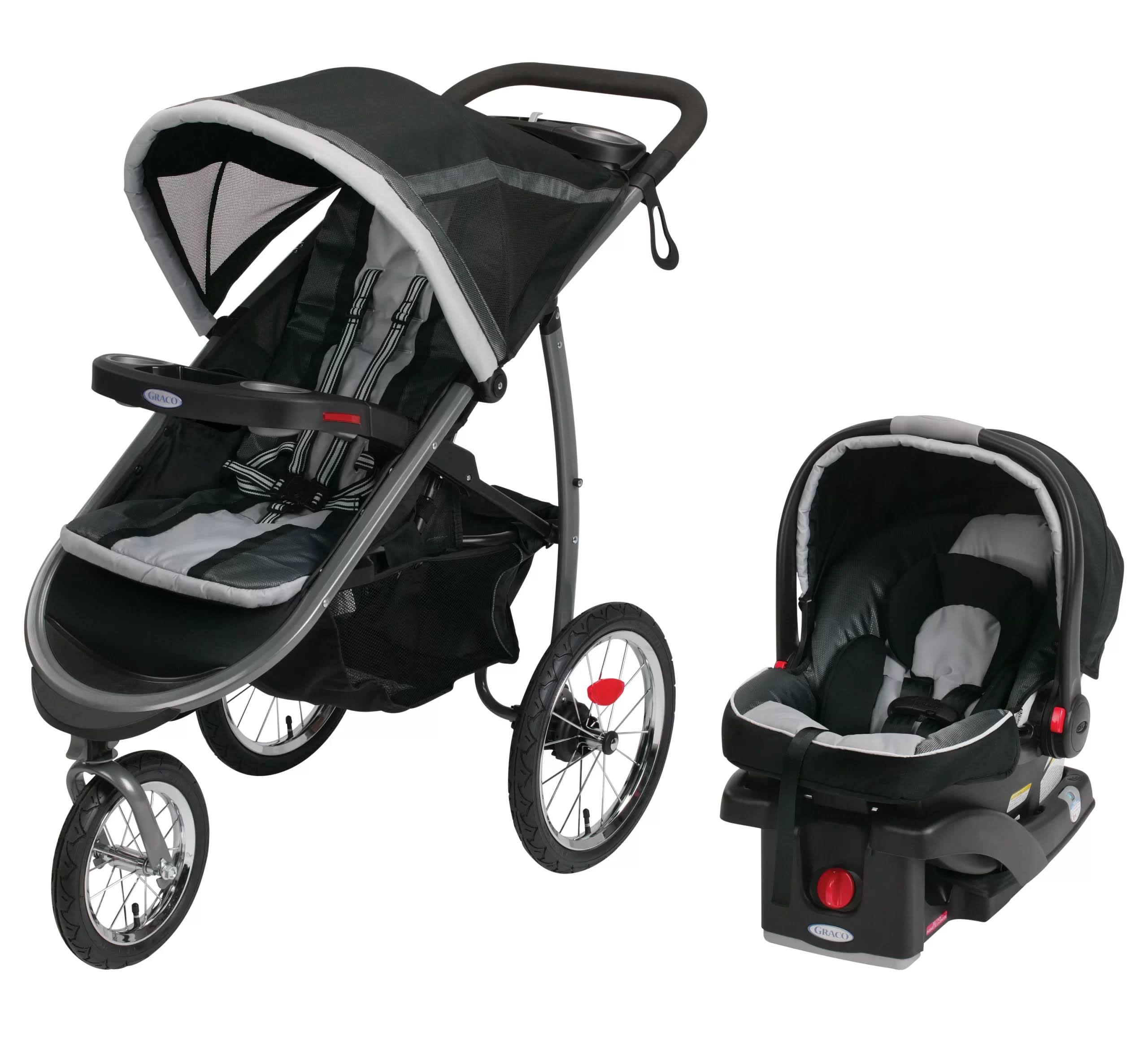 FastAction Fold Jogger Click Connect Travel System   Gotham