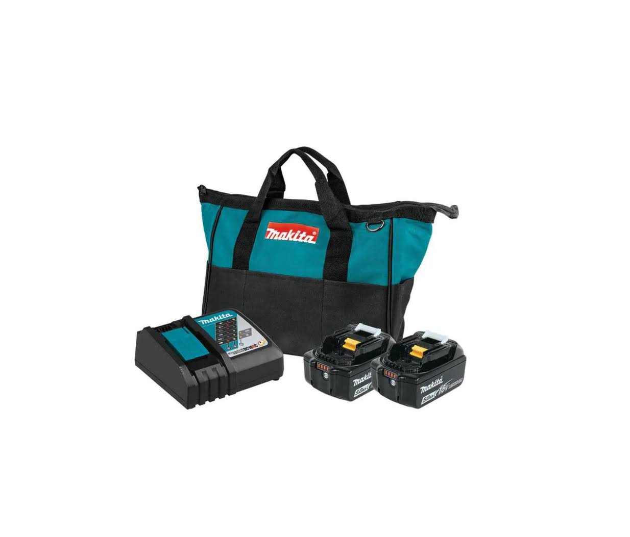 BL1850BDC2 18V LXT Lithium-Ion Battery and Rapid Optimum Charger Starter Pack (5.0Ah)