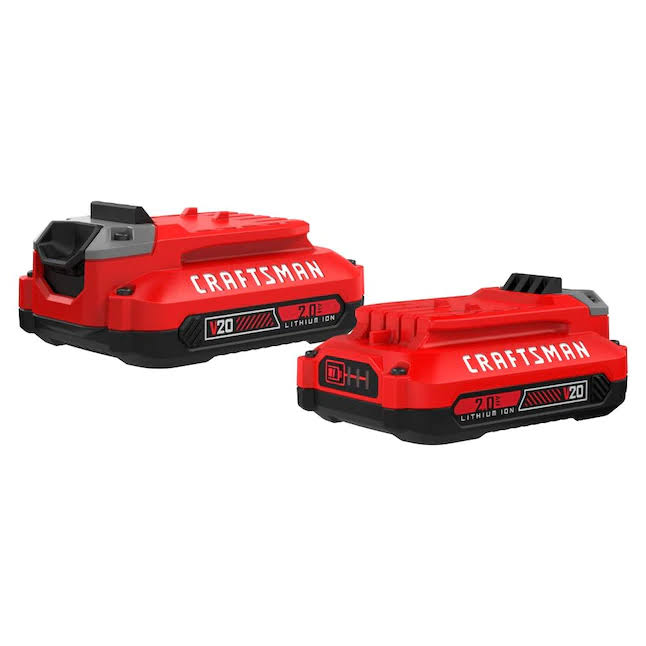 V20 Lithium Ion Battery, 2.0-Amp Hour, 2 Pack (CMCB202-2)