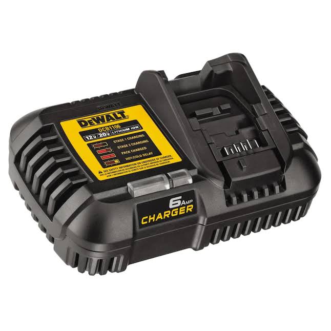 DCB1106 12-Volt and 20-Volt Power Tool Battery Charger