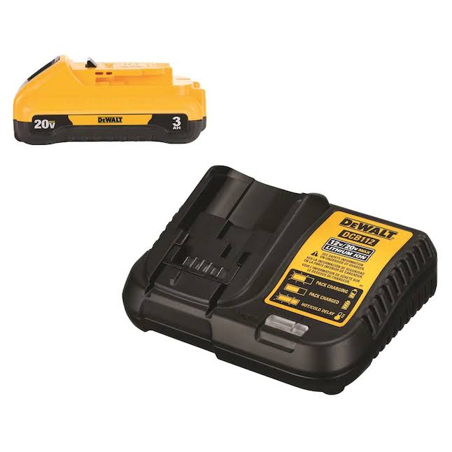 DCB230C 20-Volt Max 3 Amp-Hour Lithium Power Tool Battery Kit (Charger Included)
