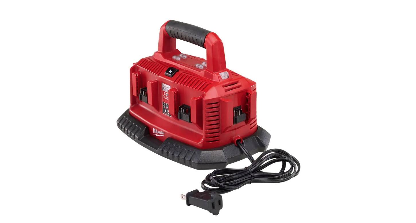 48-59-1806 M18 18-Volt Lithium-Ion 6-Port Sequential Battery Charger
