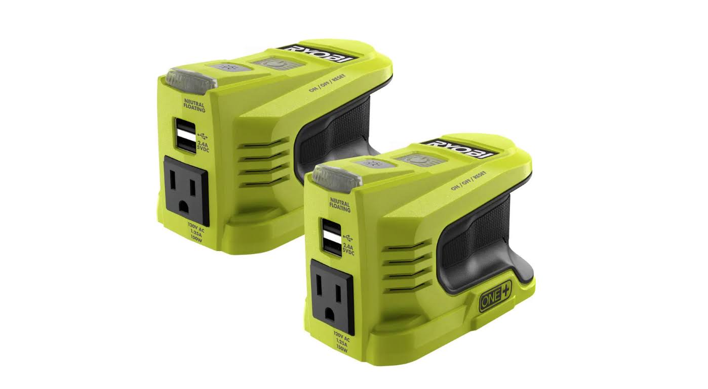 RYi150BG-CMB1 (2) 150-Watt Battery Powered Inverter for ONE+ 18V Battery