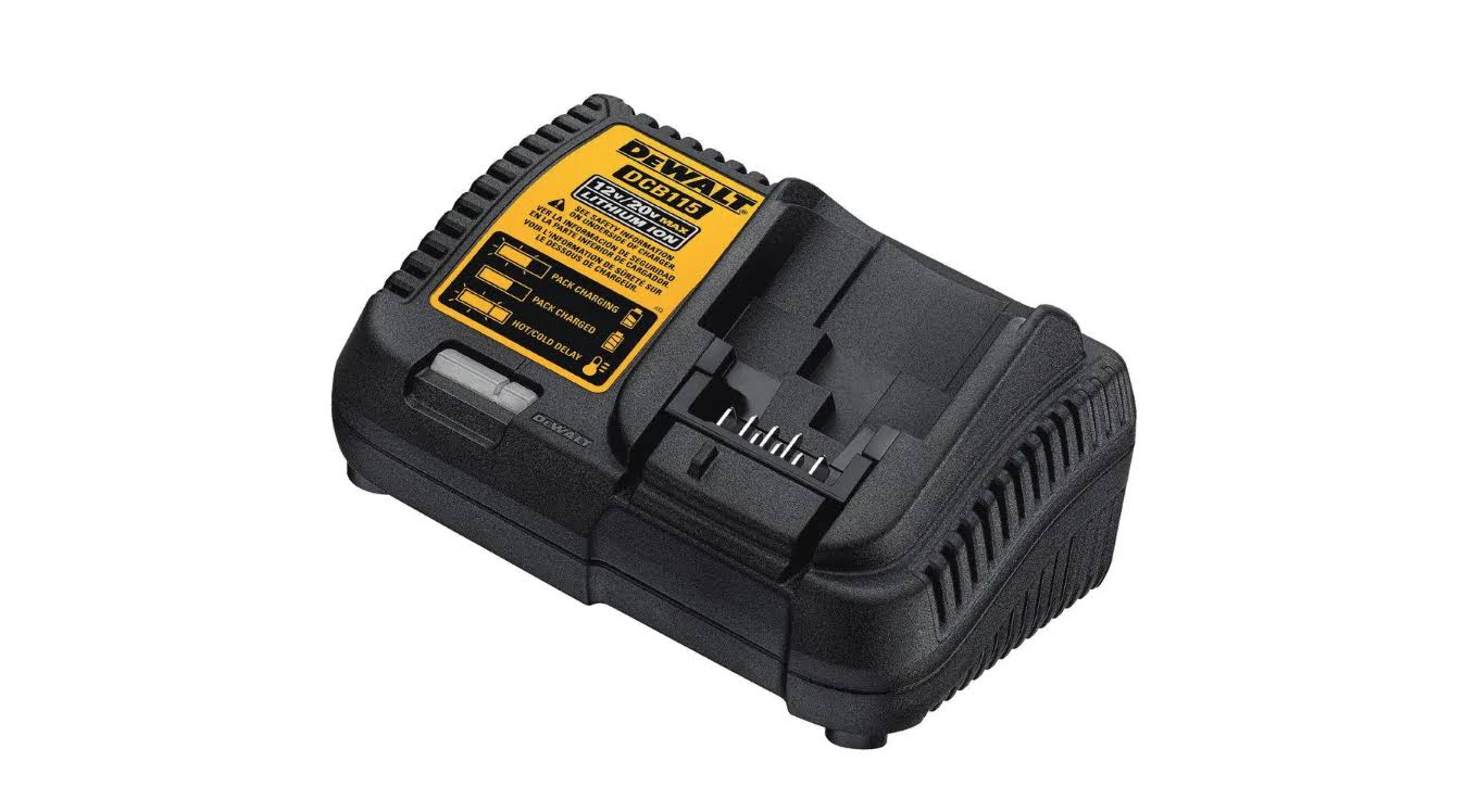 DCB115 12-Volt to 20-Volt Lithium-Ion Battery Charger