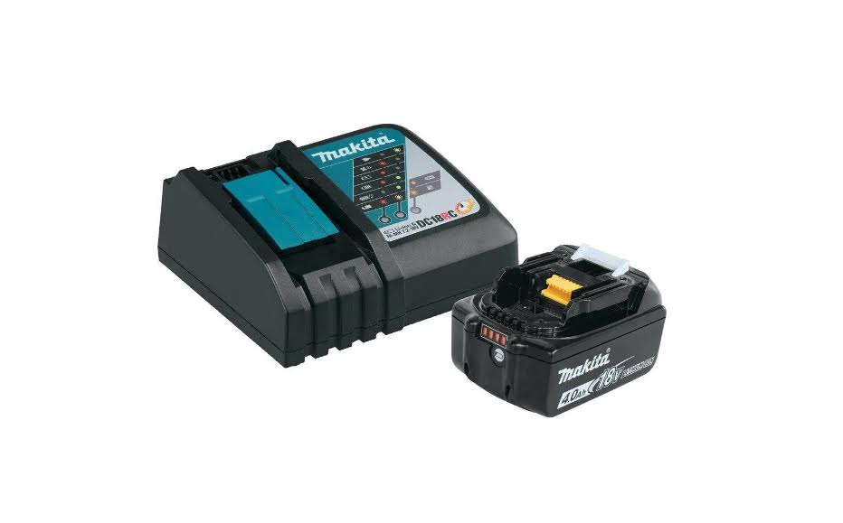 BL1840BDC1 18-Volt LXT Lithium-Ion High Capacity Battery Pack 4.0Ah with Fuel Gauge and Charger Starter Kit