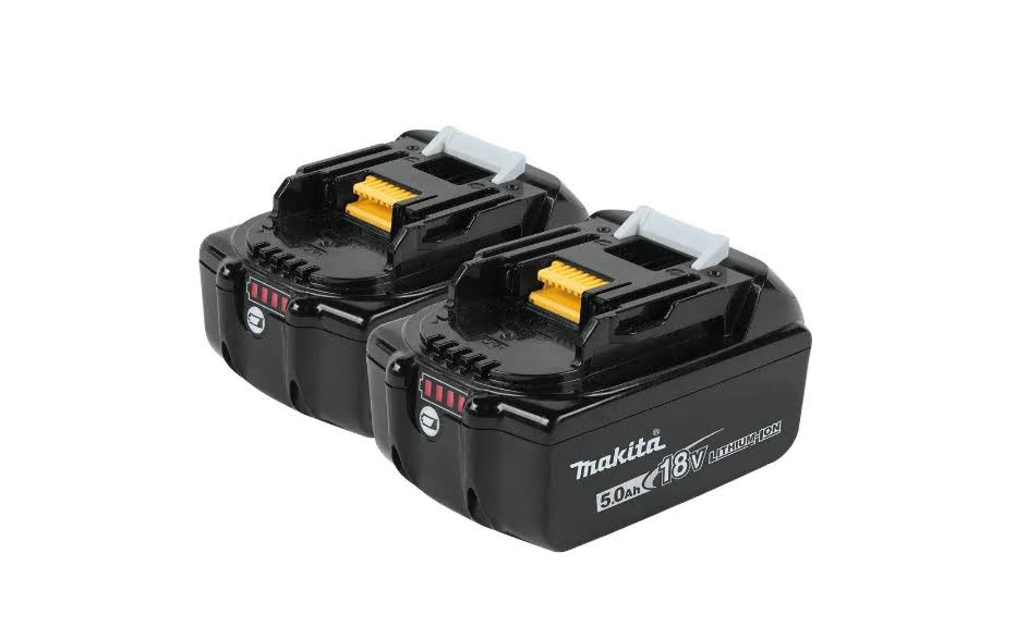 BL1850B-2 18-Volt LXT Lithium-Ion High Capacity Battery Pack 5.0 Ah with LED Charge Level Indicator (2-Pack)
