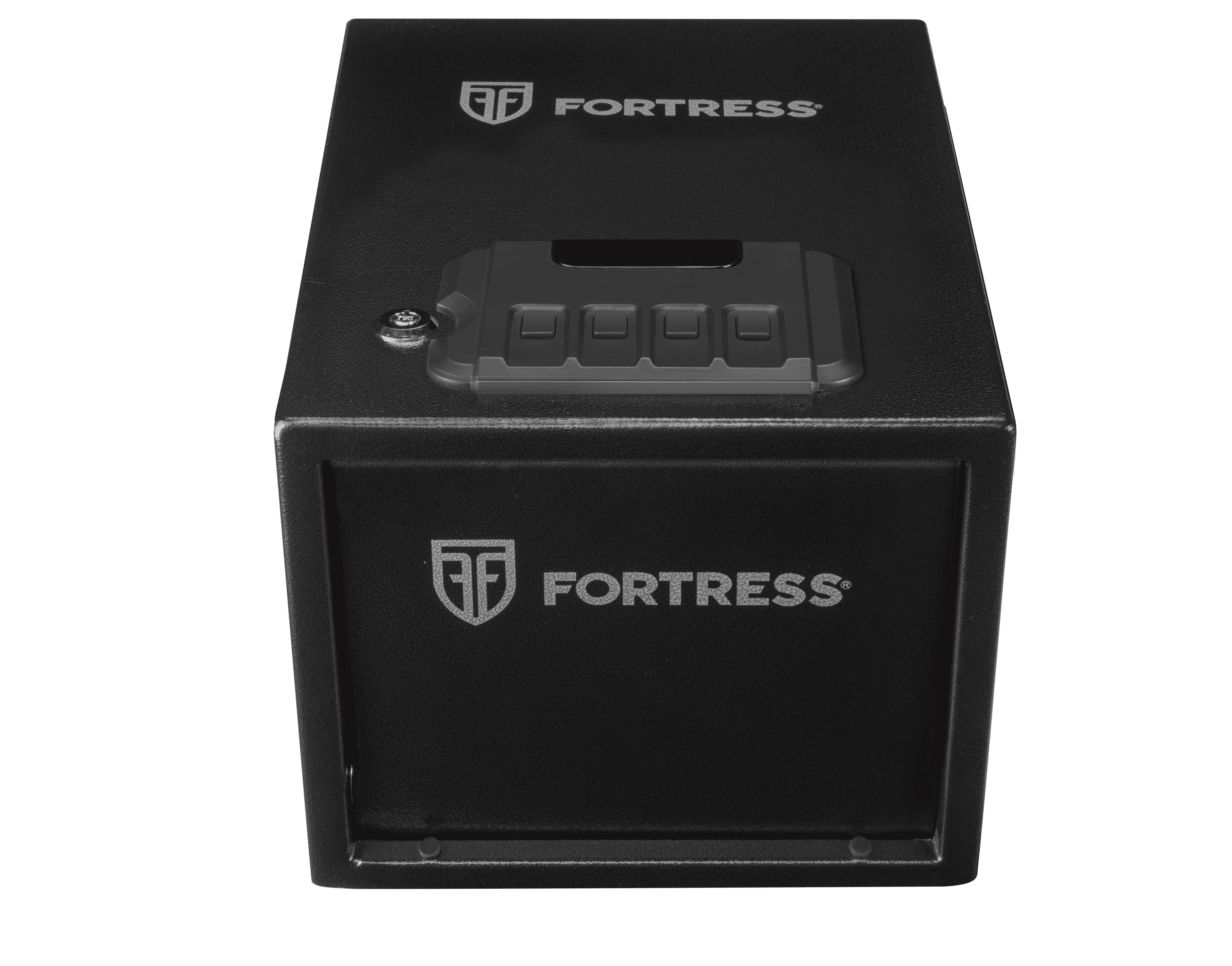 Fortress Quick Access Handgun Safe with Electronic Lock and Backup Key, Black P2EA