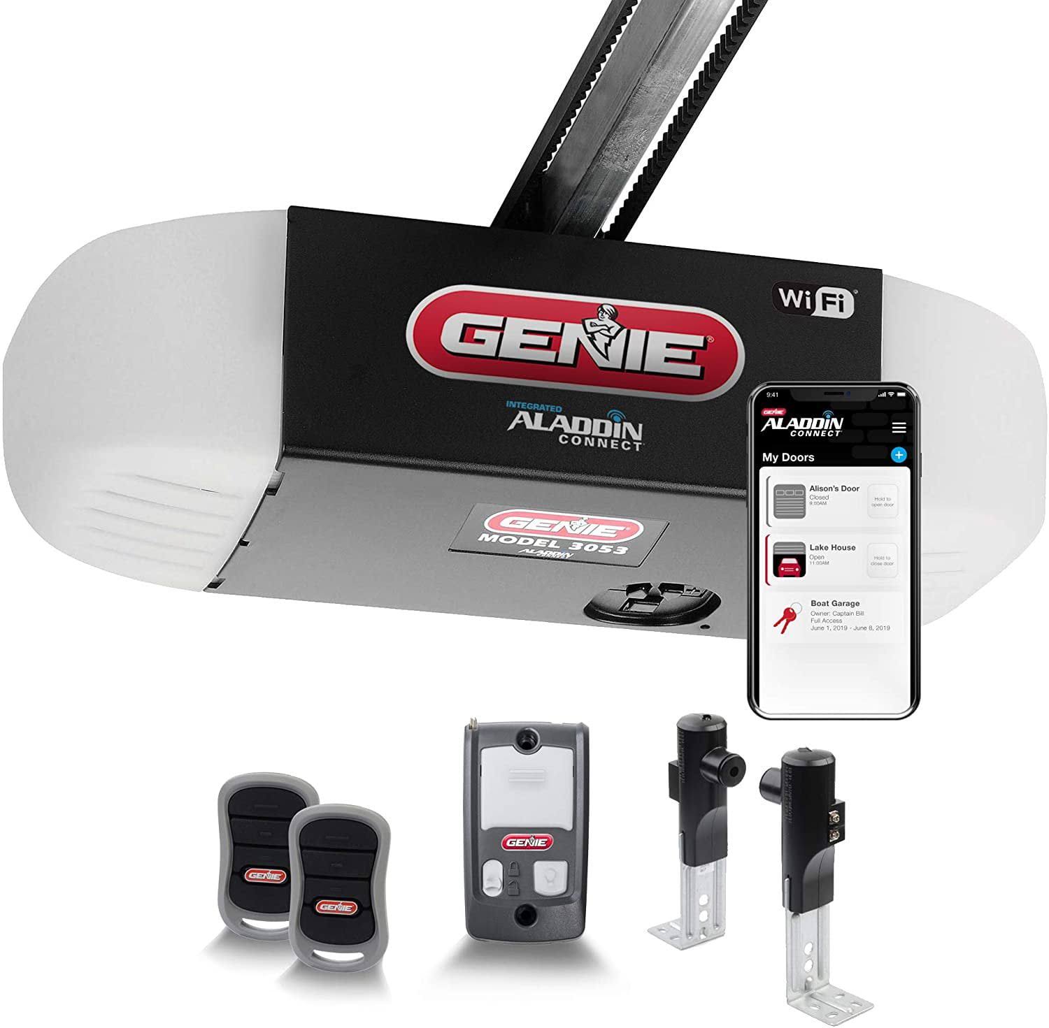1/2 HPC 3053-TV QuietLift Connect smart garage door opener, Wi-Fi, Works with Alexa