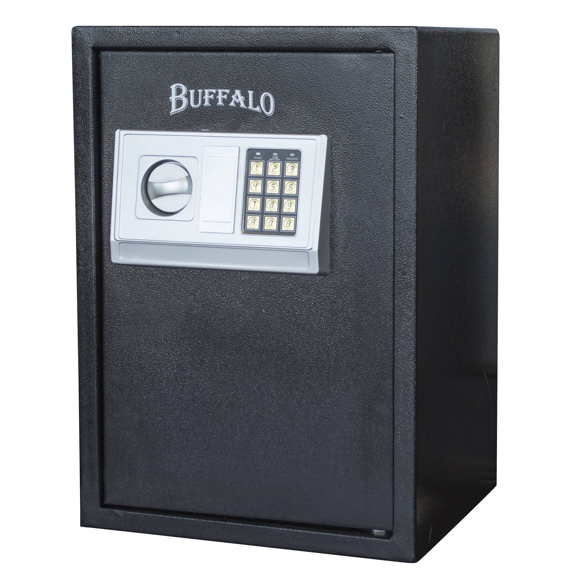 Buffalo Outdoor Electronic Floor Safe   Black