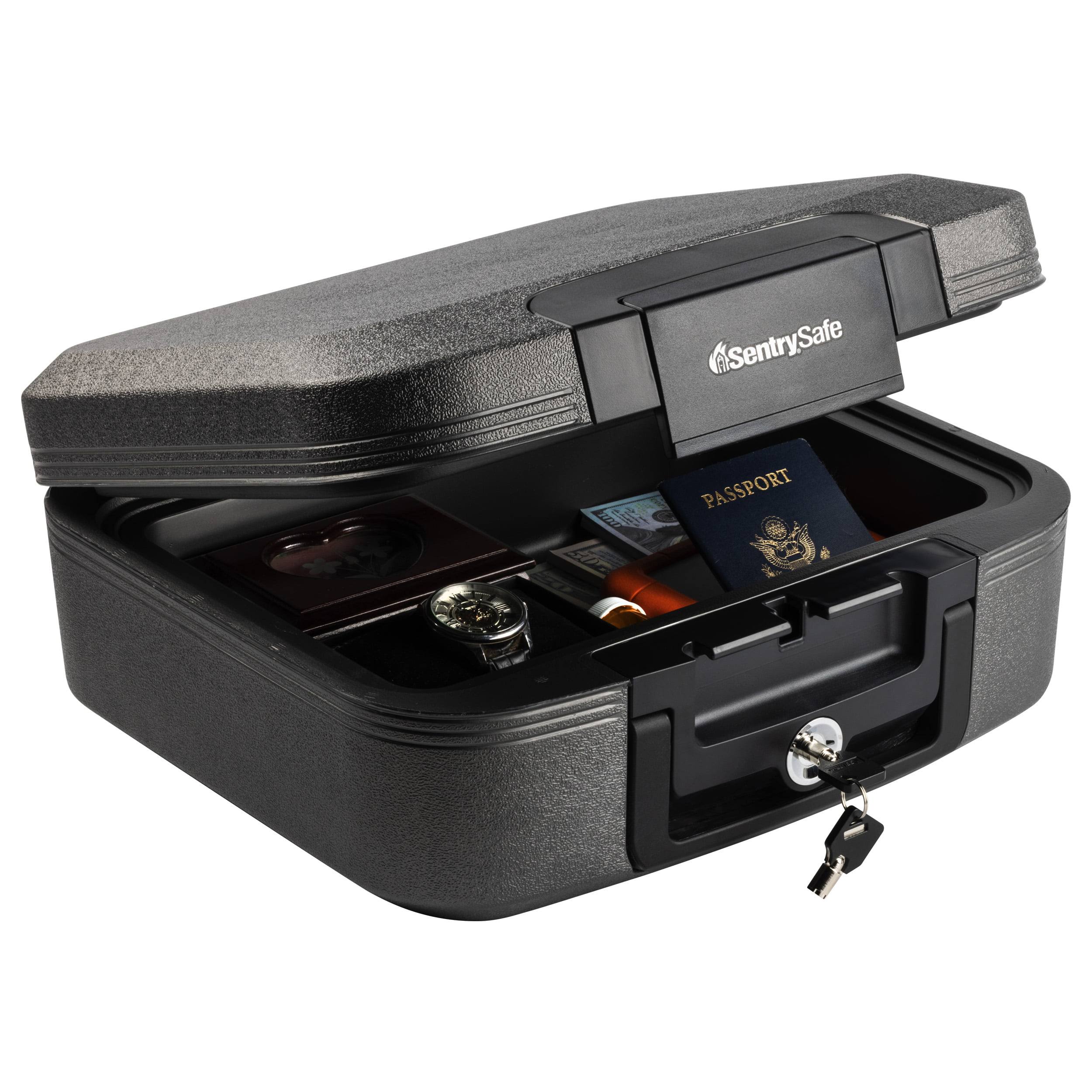 CHW20201 Fire-Resistant and Water-Resistant Chest Safe with Tubular Key Lock 0.28 cu. ft.