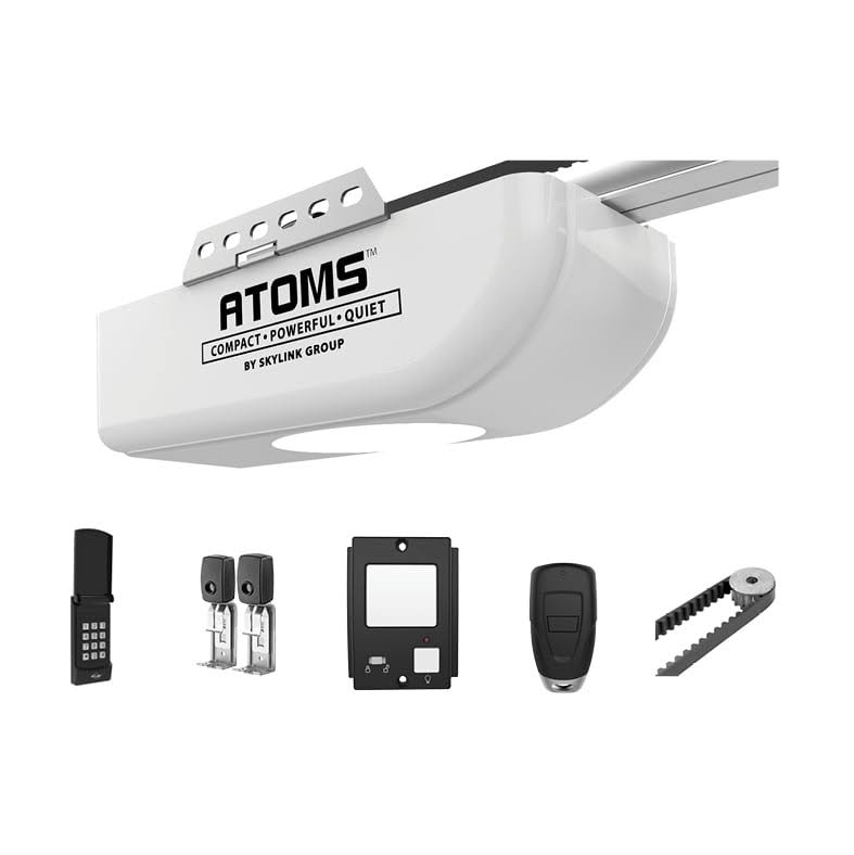 Skylink AT-1612BK 1/2 HPf Belt Drive Garage Door Opener with Extremely Quiet DC Motor