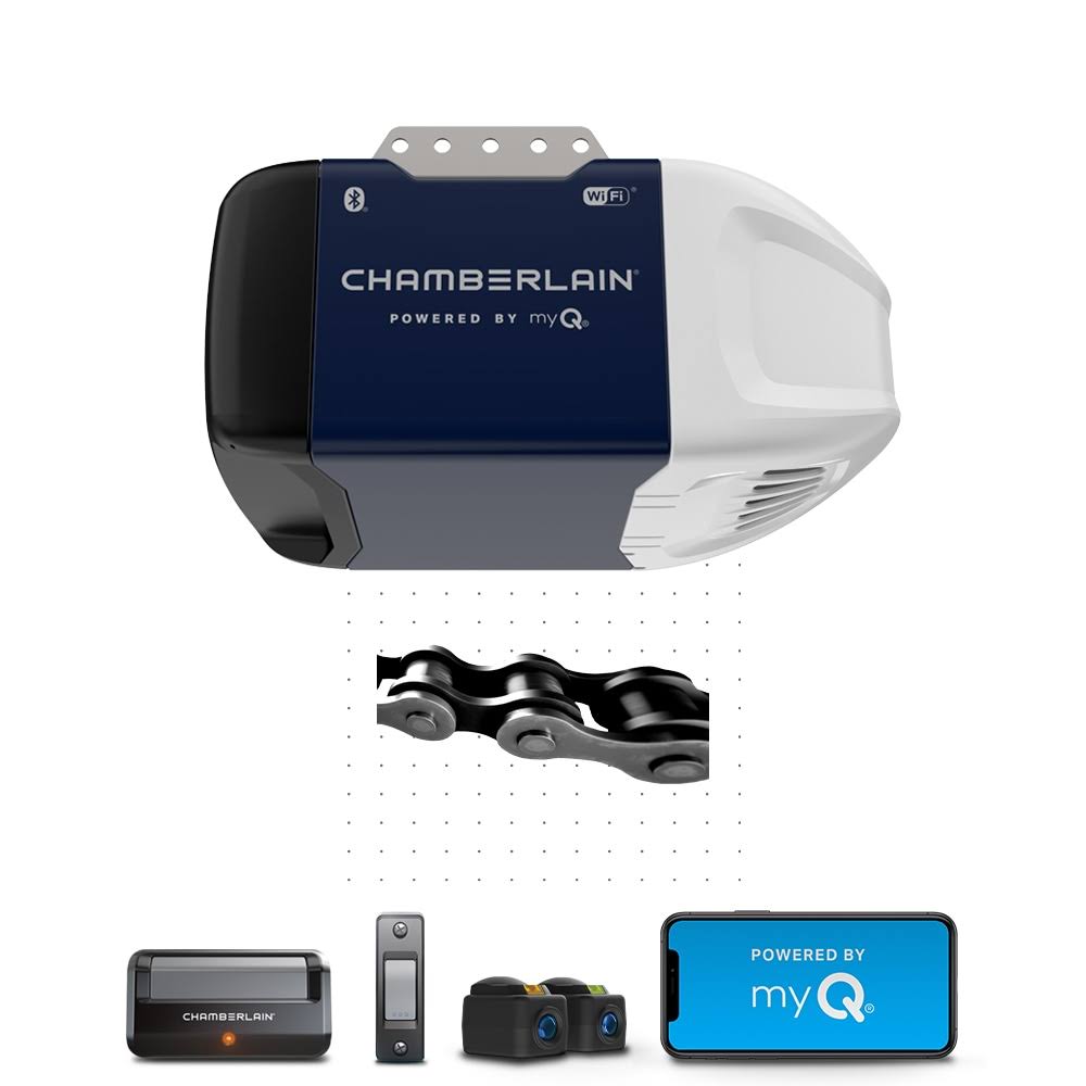 0.5-HP Smart Chain Drive Garage Door Opener Works with Myq Wi-fi Compatibility