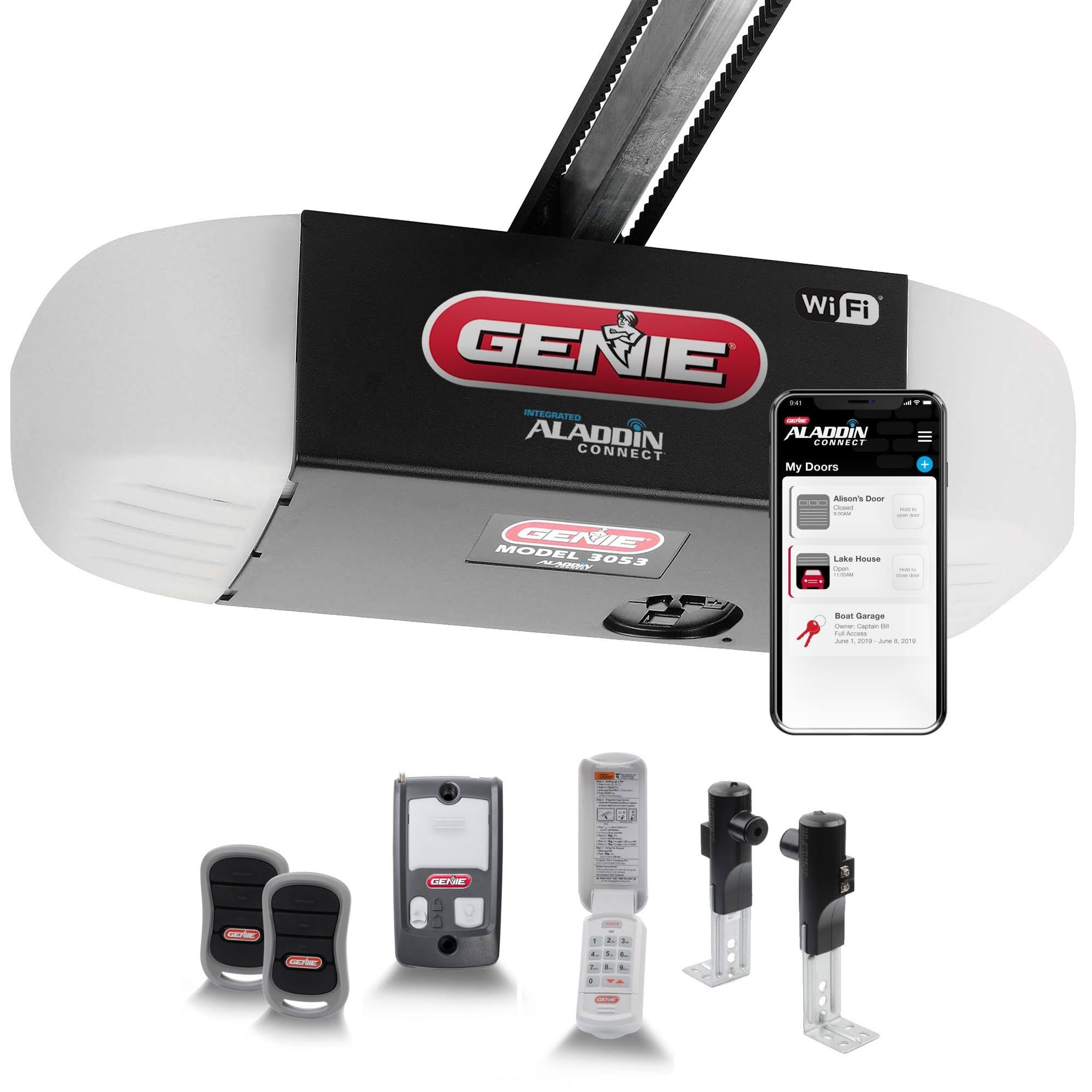 0.75-HP Connect Smart Belt Drive Garage Door Opener Wi-fi Compatibility