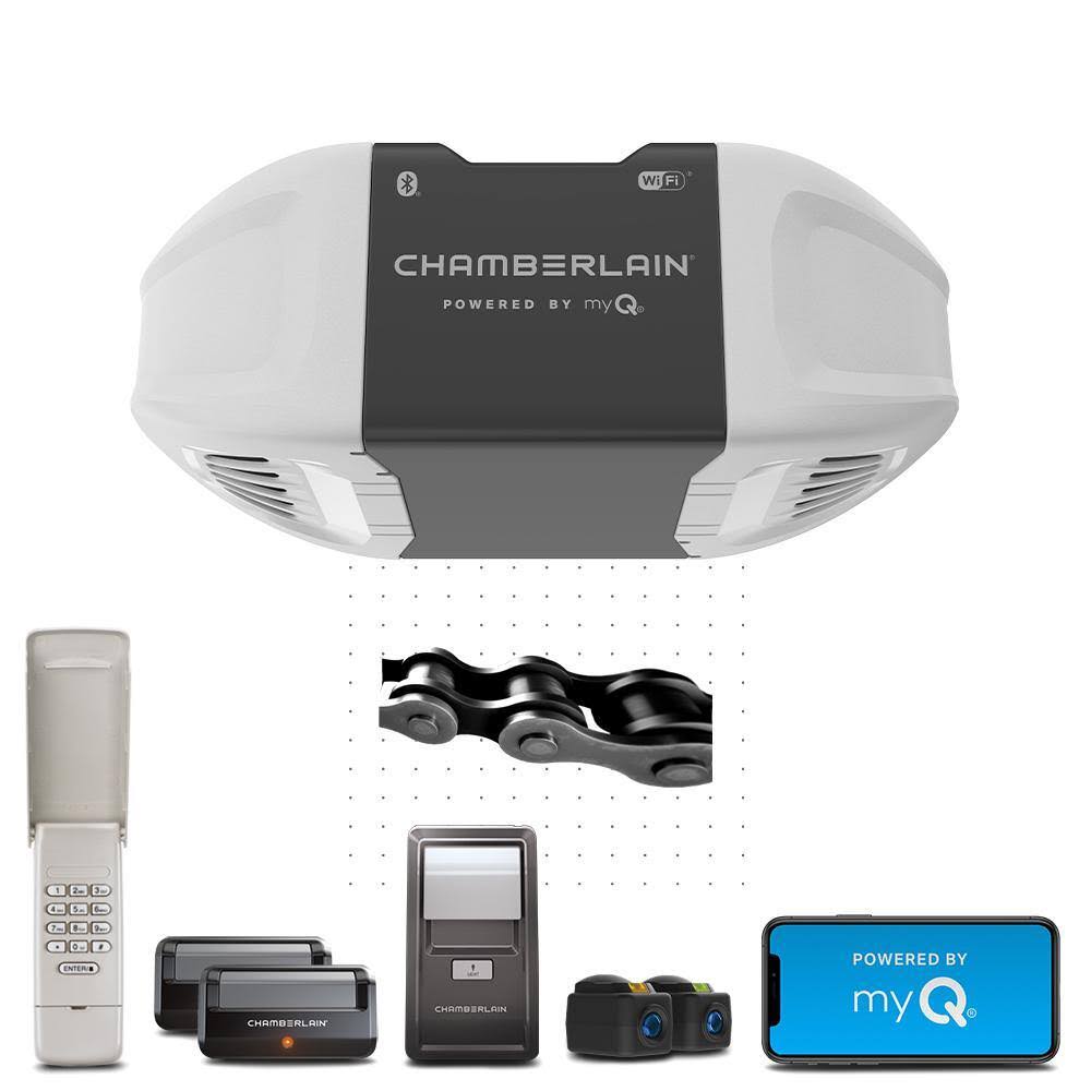 C2405 1/2 HP Chain Drive Smart Garage Door Opener