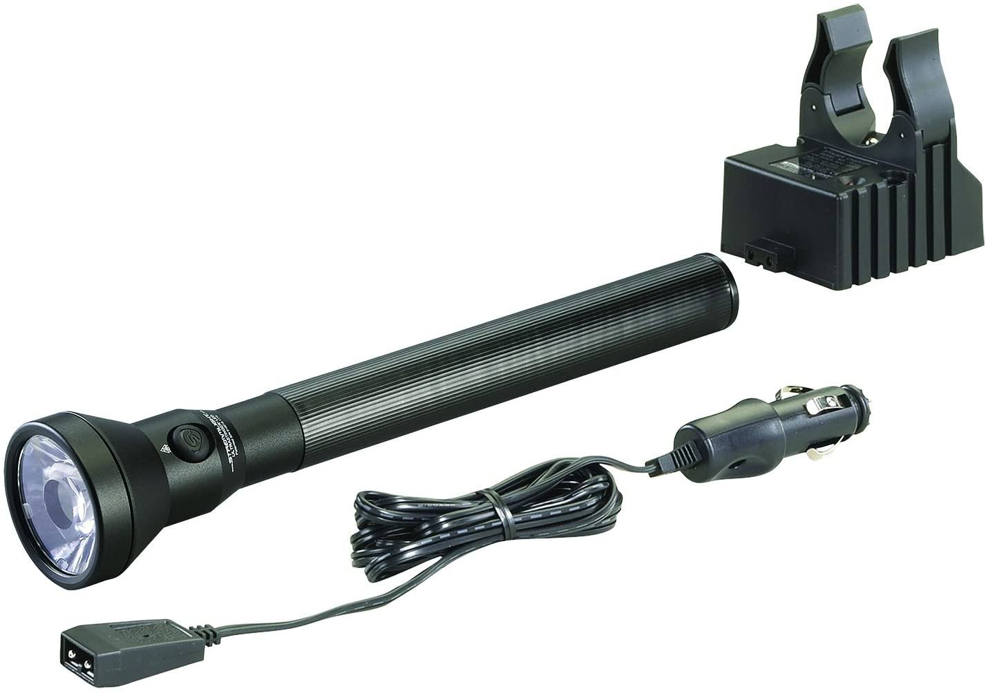 Streamlight 77555 UltraStinger 1100 Lumen LED Flashlight with 12-Volt DC Charger, Blue