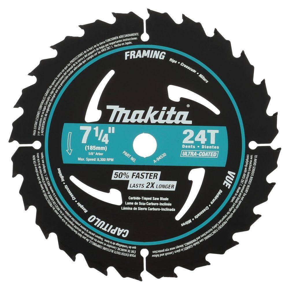 A-94530-10 7-1/4 in. 24 TPI Carbide-Tipped Ultra-Coated Framing Blade (10-Pack)